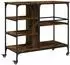 vidaXL Küchenwagen Räuchereiche 100x45x89,5 cm (842383)