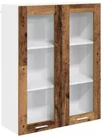 vidaXL H&auml;ngeschrank mit T&uuml;r Altholz 80 x 31 x 100 cm Holzwerkstoff