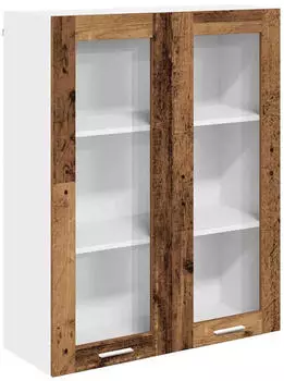 vidaXL Wall kitchen cabinet aged wood with storage 80 x 31 x 100 cm