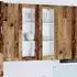 vidaXL Wall kitchen cabinet aged wood with storage 80 x 31 x 100 cm