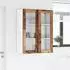 vidaXL Wall kitchen cabinet aged wood with storage 80 x 31 x 100 cm