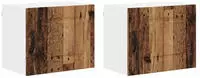 vidaXL Geschirrsp&uuml;lerfront Kalmar 2 pcs Altholz 50 x 31 x 40 cm
