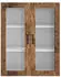 vidaXL Wall kitchen cabinet Kalmar aged wood with 2 doors and 3 shelves 80 x 31 x 100 cm