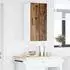vidaXL Wall kitchen cabinet Kalmar aged wood with 1 door and 3 shelves 40 x 31 x 80 cm