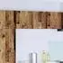 vidaXL Wall kitchen cabinet aged wood with white (set of 2) 40 x 31 x 40 cm