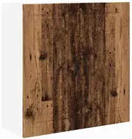 vidaXL Wandschrank PORTO Altholz 80 x 31 x 80 cm Holzwerkstoff