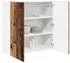 vidaXL Wall kitchen cabinet aged wood with wall shelf 80 x 31 x 80 cm