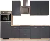 Flex-Well K&uuml;chenzeile "Moreana" wahlweise mit E-Ger&auml;ten, Gesamtbreite 280 cm