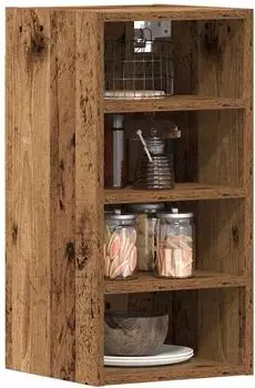 vidaXL Riga wall kitchen cabinet aged wood 30 x 29.5 x 60 cm