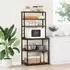 vidaXL Industrial kitchen shelf aged wood 80 x 40 x 168 cm