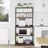 vidaXL Industrial kitchen shelf aged wood 80 x 40 x 168 cm