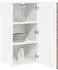 vidaXL Wall kitchen cabinet aged wood with wall shelf 40 x 31 x 80 cm