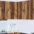vidaXL Corner wall kitchen cabinet Kalmar aged wood with shelf 57 x 57 x 100 cm