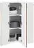 vidaXL Corner wall kitchen cabinet Kalmar aged wood with shelf 57 x 57 x 100 cm