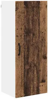 vidaXL Wall kitchen cabinet aged wood with shelf 40 x 31 x 100 cm