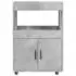 vidaXL Barwagen Betongrau 60x39,5x89 cm (848272)