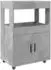 vidaXL Barwagen Betongrau 60x39,5x89 cm (848272)