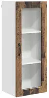 vidaXL Wandglas-Schrank PORTO Altholz 40 x 31 x 100 cm Holzwerkstoff