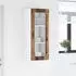 vidaXL Wall kitchen cabinet aged wood with wall shelf 40 x 31 x 100 cm