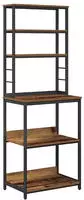 vidaXL K&uuml;chenregal Altholz 60 x 40 x 168 cm Holzwerkstoff