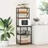 vidaXL Industrial kitchen shelf aged wood 60 x 40 x 168 cm