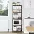 vidaXL Industrial kitchen shelf aged wood 60 x 40 x 168 cm