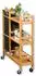 Kesper Nischenwagen mit Flaschensammler 24,5x9,5x79 cm natur