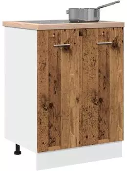 vidaXL Lyon base kitchen cabinet aged wood 60 x 46 x 81.5 cm