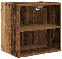 vidaXL H&auml;ngeschrank Altholz 40 x 29,5 x 40 cm Holzwerkstoff