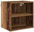 vidaXL Wall kitchen cabinet aged wood with storage 40 x 29.5 x 40 cm