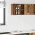 vidaXL Wall kitchen cabinet aged wood with storage 40 x 29.5 x 40 cm