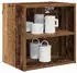 vidaXL Wall kitchen cabinet aged wood with storage 40 x 29.5 x 40 cm