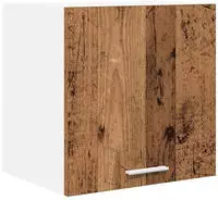 vidaXL H&auml;ngeschrank Altes Holz und Wei&szlig; 40 x 31 x 40 cm Holzwerkstoff