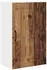 vidaXL Wall kitchen cabinet Kalmar aged wood with 1 door and 3 shelves 50 x 31 x 80 cm