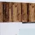 vidaXL Wall kitchen cabinet aged wood and white with shelf 50 x 31 x 80 cm