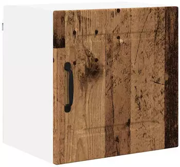 vidaXL Wall kitchen cabinet aged wood with large shelf 40 x 31 x 40 cm
