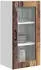 vidaXL Wall kitchen cabinet aged wood with door set of 2 40 x 31 x 80 cm