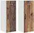 vidaXL Wall kitchen cabinet Kalmar aged wood with 2 doors and 6 shelves 30 x 31 x 80 cm