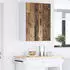 vidaXL Wall kitchen cabinet Kalmar aged wood with 2 doors and 6 shelves 30 x 31 x 80 cm