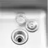 Royal Catering Spülenschrank 2 Becken Edelstahl 400x400x300mm (RC-IKS04)