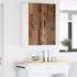 vidaXL Wall kitchen cabinet Kalmar aged wood with 1 door and 3 shelves 30 x 31 x 80 cm