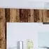 vidaXL Wall kitchen cabinet aged wood with white (set of 2) 60 x 31 x 40 cm