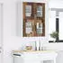 vidaXL Wall kitchen cabinet aged wood with door set of 2 60 x 31 x 40 cm
