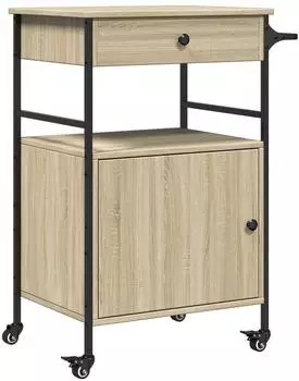 vidaXL K&uuml;chenwagen Sonoma-Eiche 56x43x89,5 cm (842392)