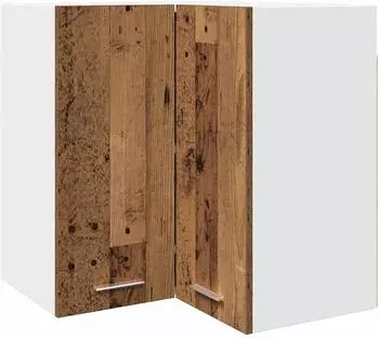 vidaXL Corner wall kitchen cabinet Lyon 57 x 57 x 60 cm aged wood