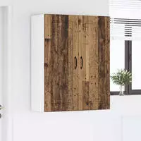 vidaXL Wandschrank PORTO Altholz 80 x 31 x 100 cm Holzwerkstoff