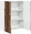 vidaXL Wall kitchen cabinet aged wood with shelf 80 x 31 x 100 cm