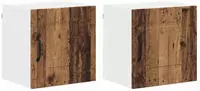 vidaXL Geschirrsp&uuml;lerfront Kalmar 2 pcs Altholz 40 x 31 x 40 cm