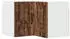 vidaXL Corner wall kitchen cabinet Kalmar aged wood with shelf 57 x 57 x 40 cm