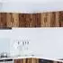 vidaXL Corner wall kitchen cabinet Kalmar aged wood with shelf 57 x 57 x 40 cm